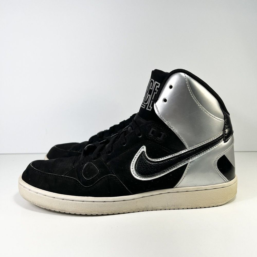 NIKE AIR Son Of FORCE 1 Black/Silver Men’s Sz 8 616281-005 Max Huarache Jordan